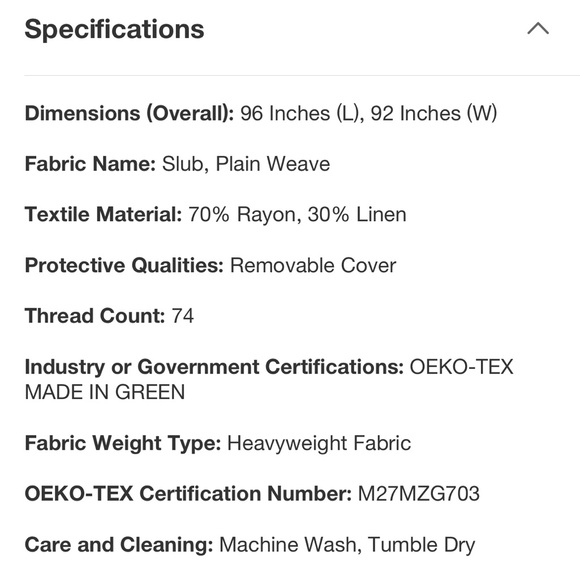 Casaluna Linen Blend Duvet Cover Set - Brown Floral - Picture 14 of 14